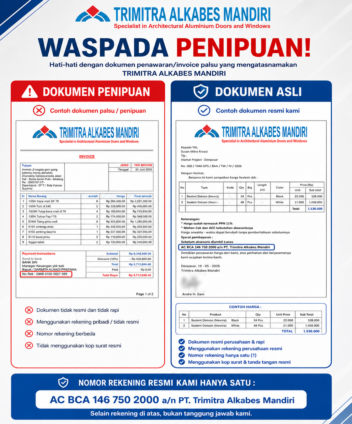 Waspada Penipuan